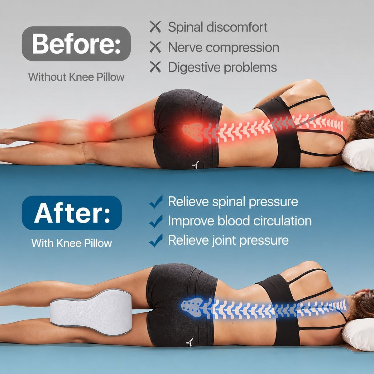 The Comfort Knee Support Pillow